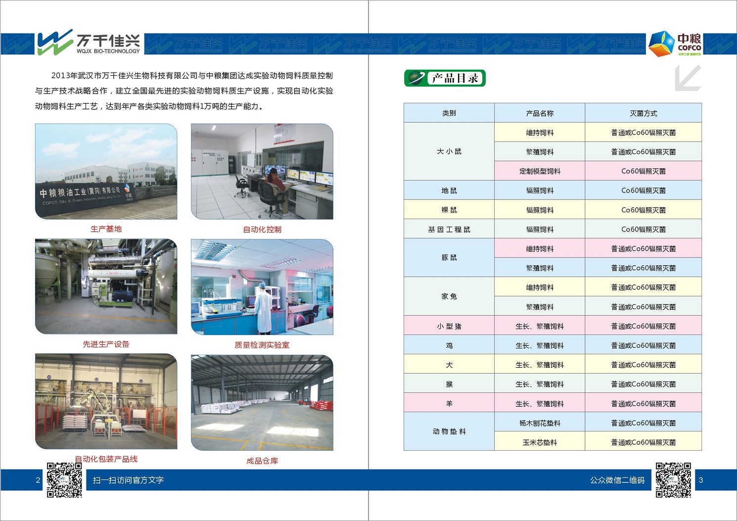 全新实验动物饲料产品上线