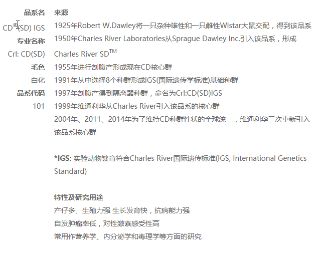 CD®(SD) IGS Rats
